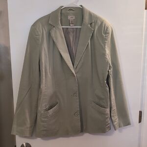 Chico's Light Olive Blazer